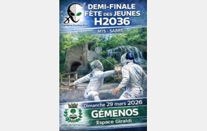 Compétition H2036 - 1/2 Finale FDJ - M15